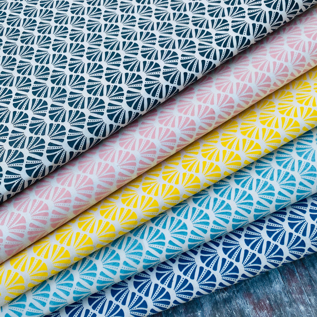 Fans - Underglaze Transfer Sheet