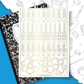 Sex Toys - 24K GOLD - Overglaze Decal Sheet