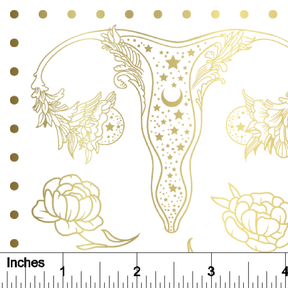 Wombs - 24K GOLD - Overglaze Decal Sheet