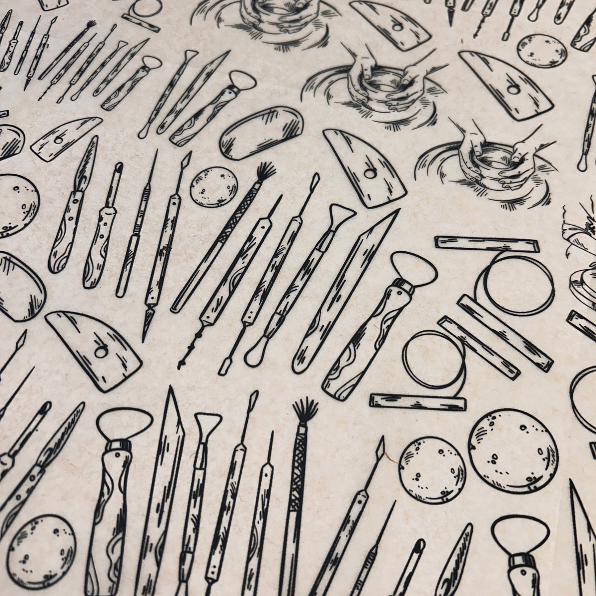 Tools of the Trade - Underglaze Transfer Sheet