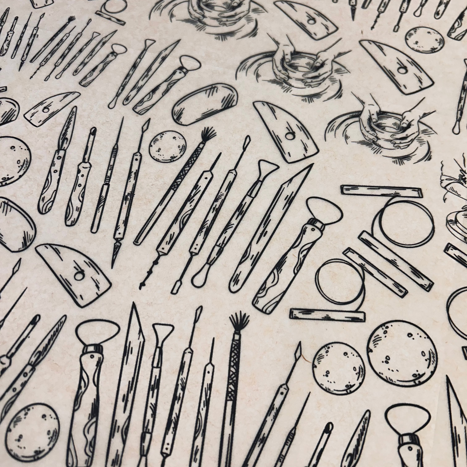 Tools of the Trade - Underglaze Transfer Sheet