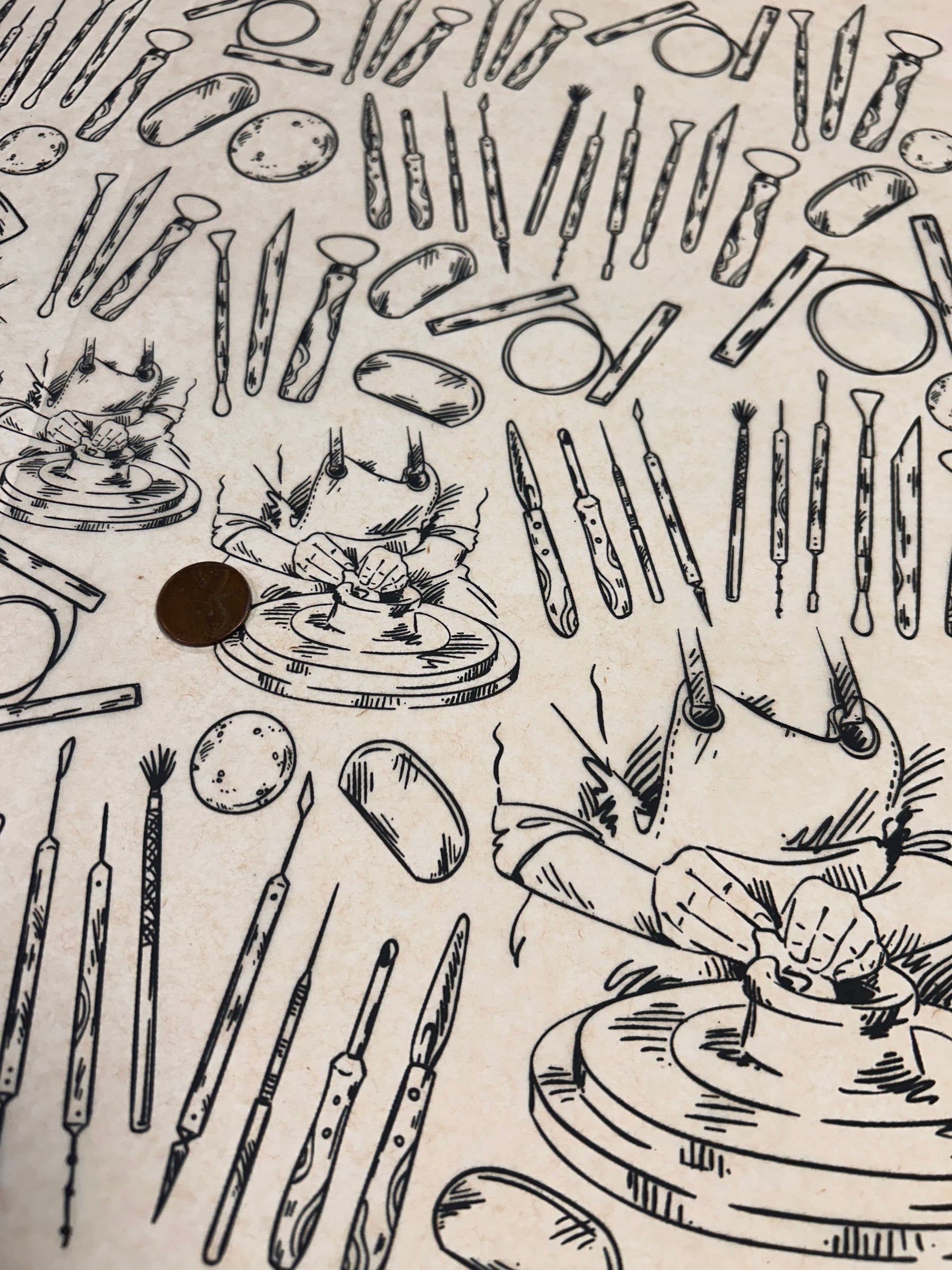 Tools of the Trade - Underglaze Transfer Sheet
