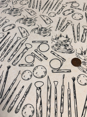 Tools of the Trade - Underglaze Transfer Sheet