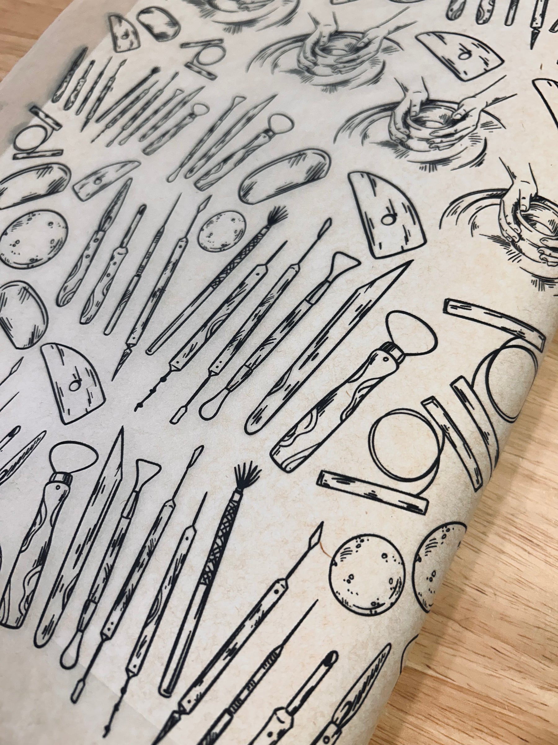 Tools of the Trade - Underglaze Transfer Sheet