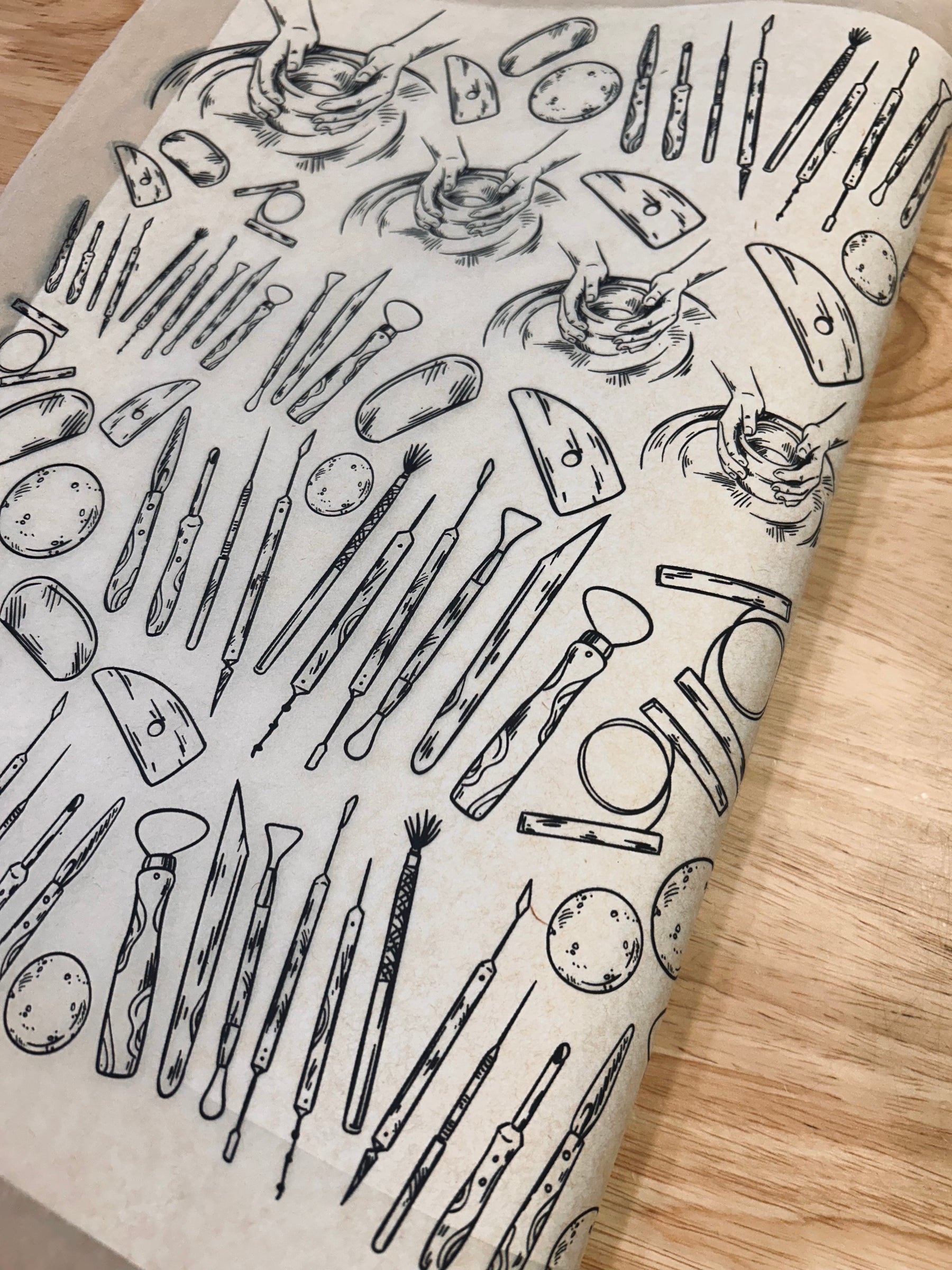 Tools of the Trade - Underglaze Transfer Sheet