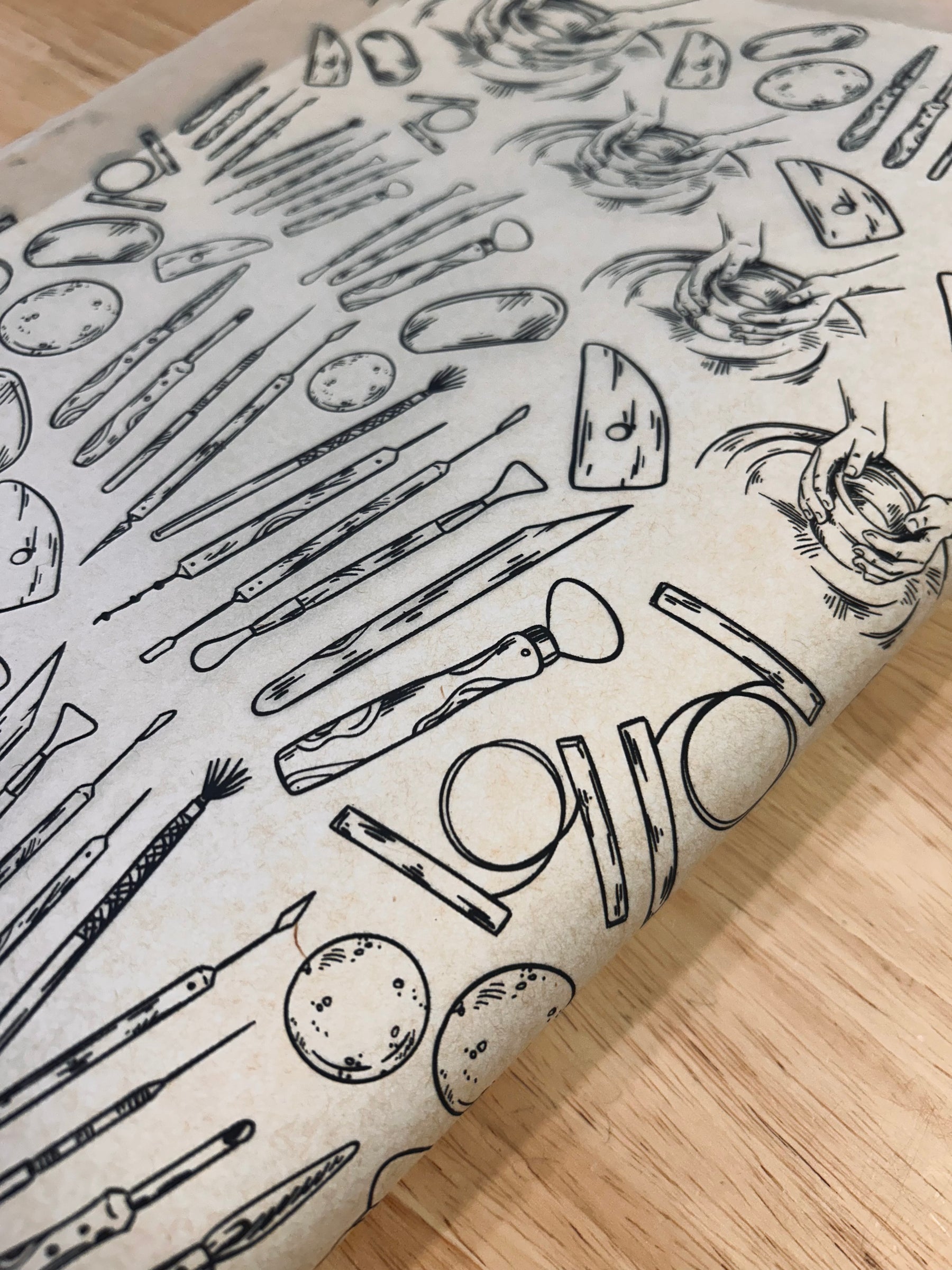 Tools of the Trade - Underglaze Transfer Sheet