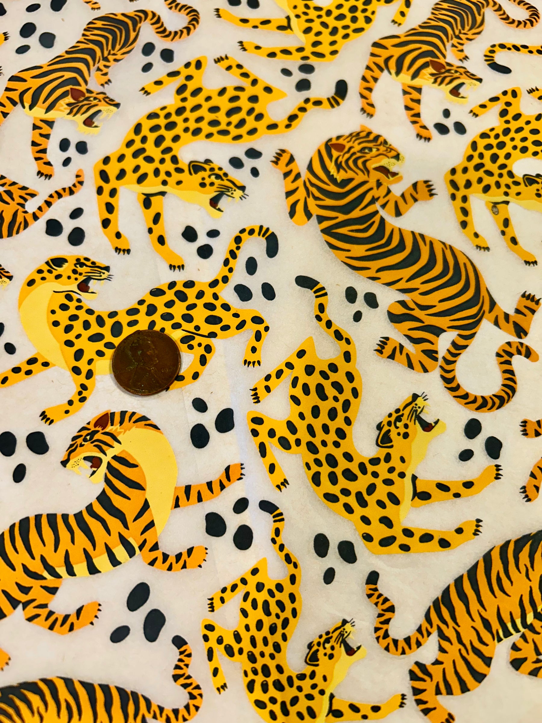 Jungle Tigers - Underglaze Transfer Sheet