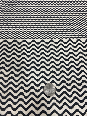 Wavy Lines - Underglaze Transfer Sheet - You Choose Color