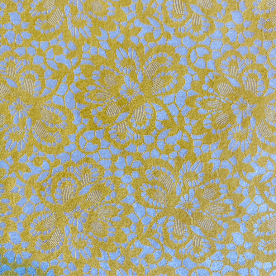 Floral Lace - Underglaze Transfer Sheet - You Choose Color