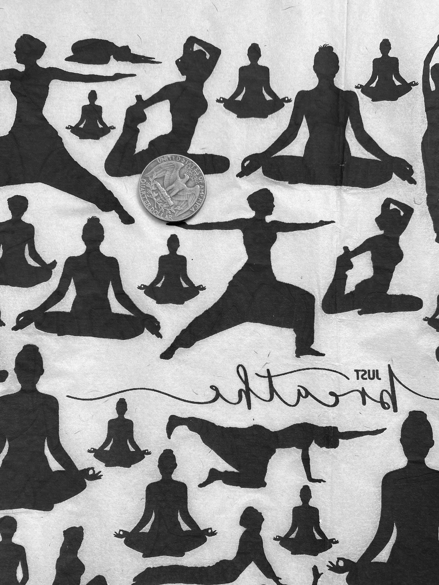 Yoga - Underglaze Transfer Sheet - Black