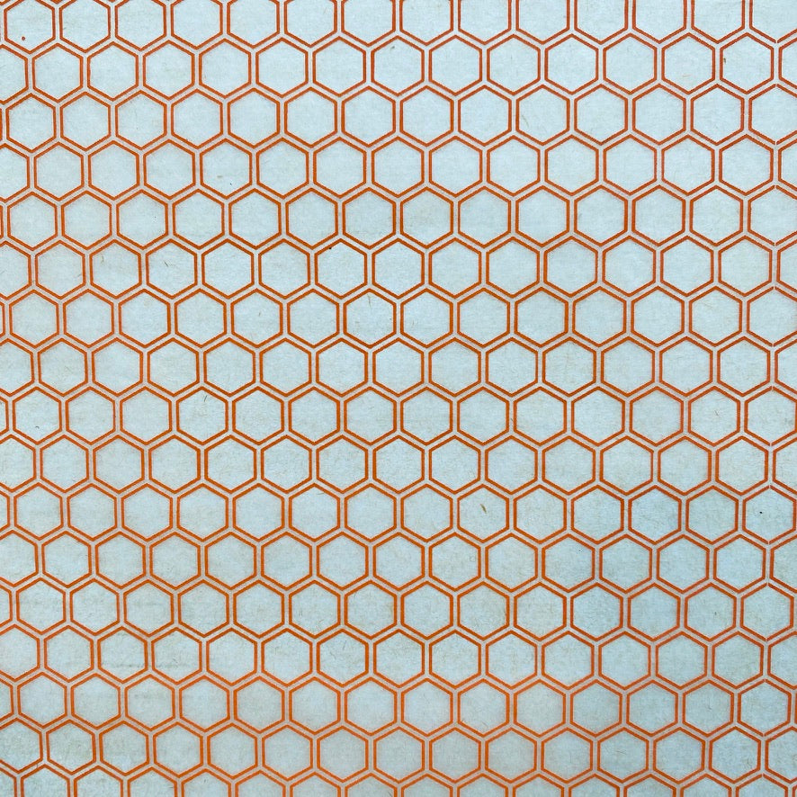 Honeycomb - Underglaze Transfer Sheet - You Choose Color