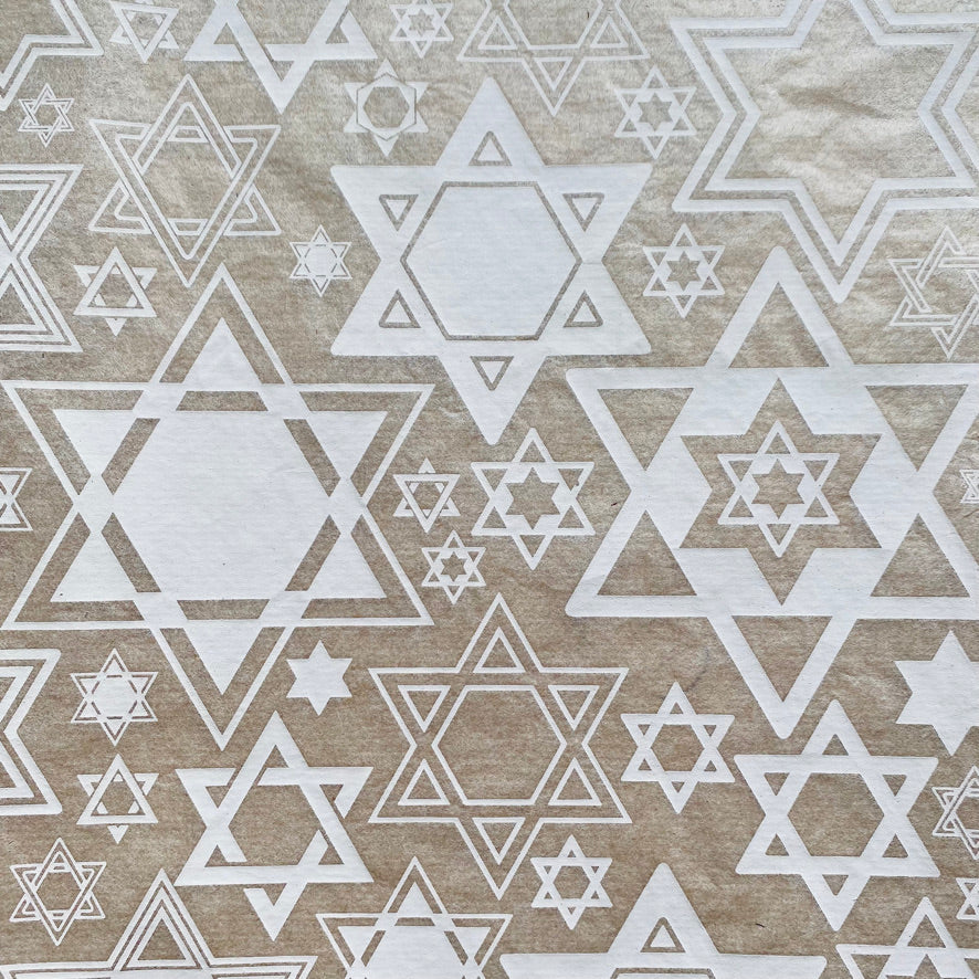 Star of David - Underglaze Transfer Sheet - You Choose Color