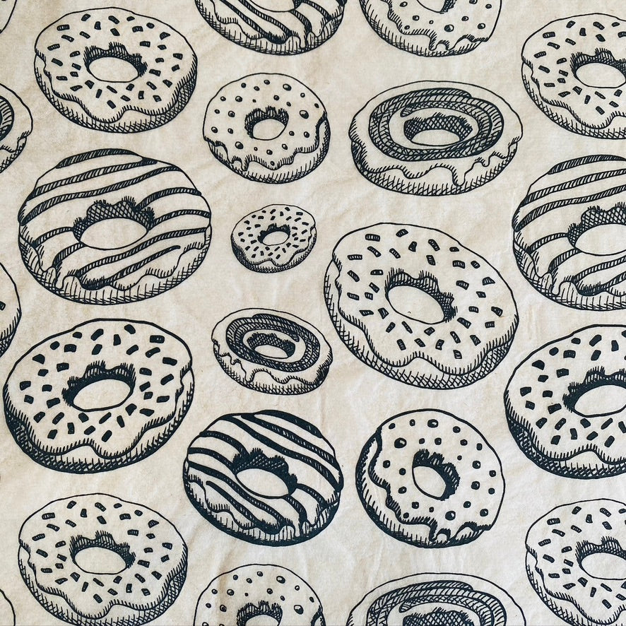 Doughnuts - Underglaze Transfer Sheet - Black