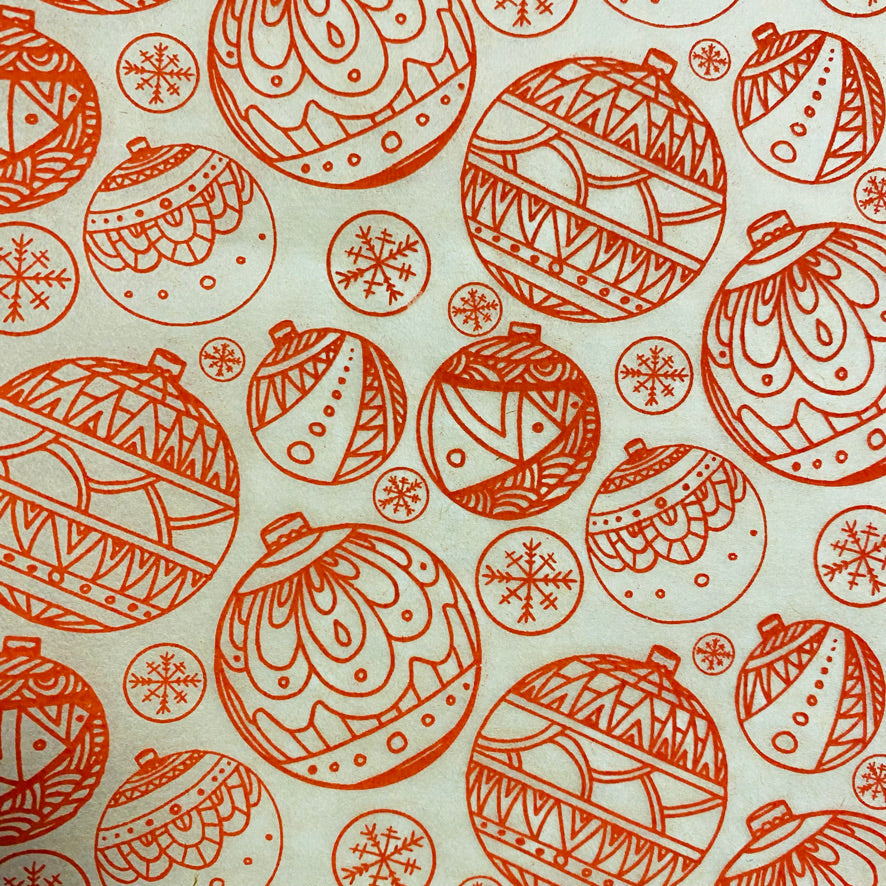 Ornaments - Underglaze Transfer Sheet - You Choose Color