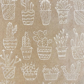 Potted Plants - Underglaze Transfer Sheet - You Choose Color