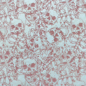 Skeletons - Underglaze Transfer Sheet - You Choose Color