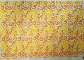 Partridge Family - Underglaze Transfer Sheet - Mustard / Orange