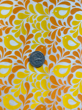 Partridge Family - Underglaze Transfer Sheet - Mustard / Orange