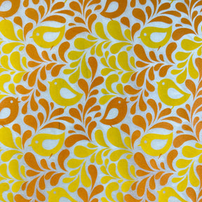 Partridge Family - Underglaze Transfer Sheet - Mustard / Orange