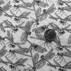 Dragonflies - Underglaze Transfer Sheet - Black