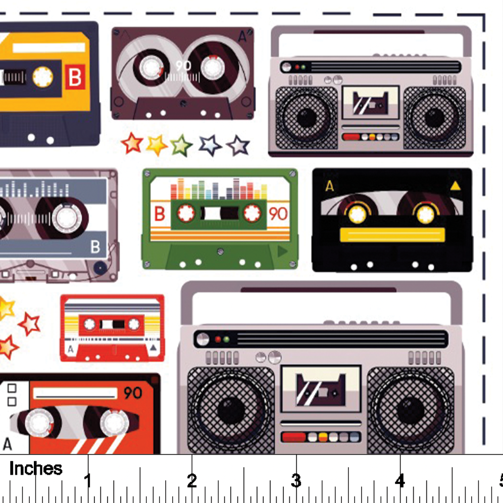 Mixtapes Color - Overglaze Decal Sheet