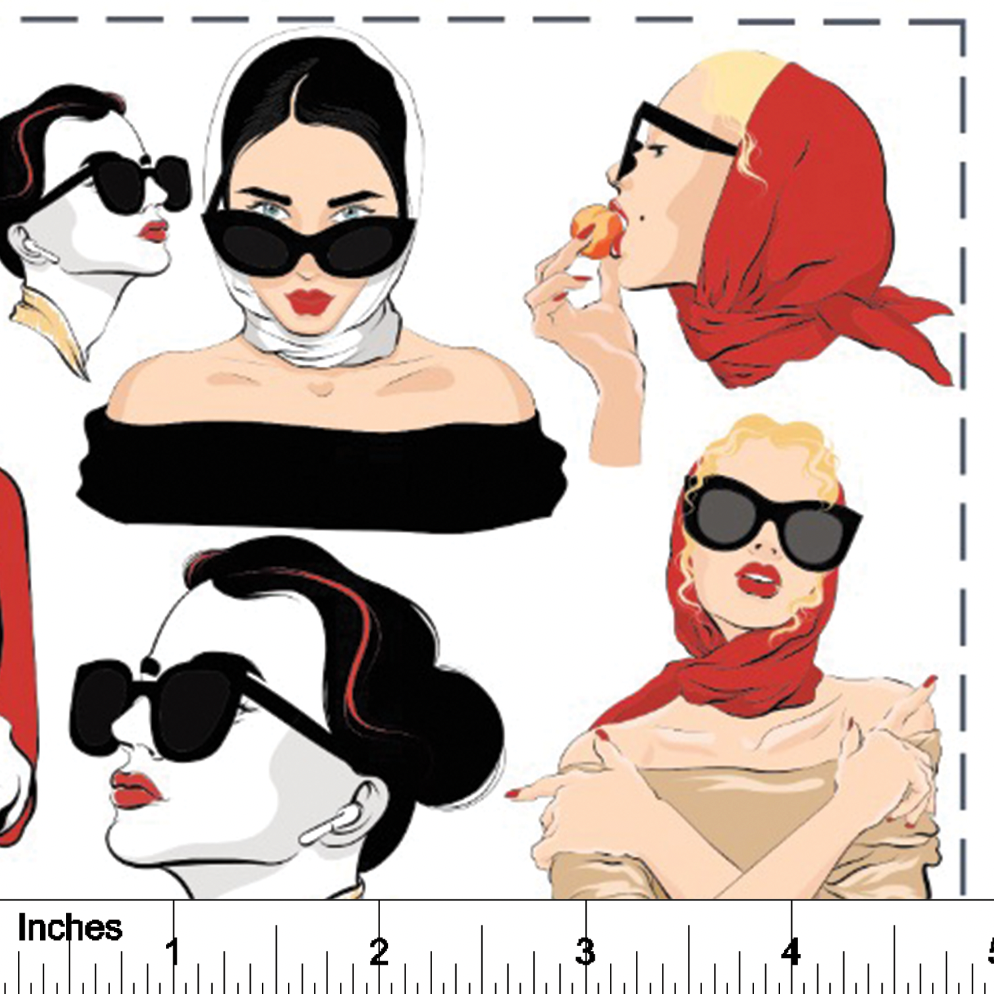 Sunglasses at Night - Overglaze Decal Sheet