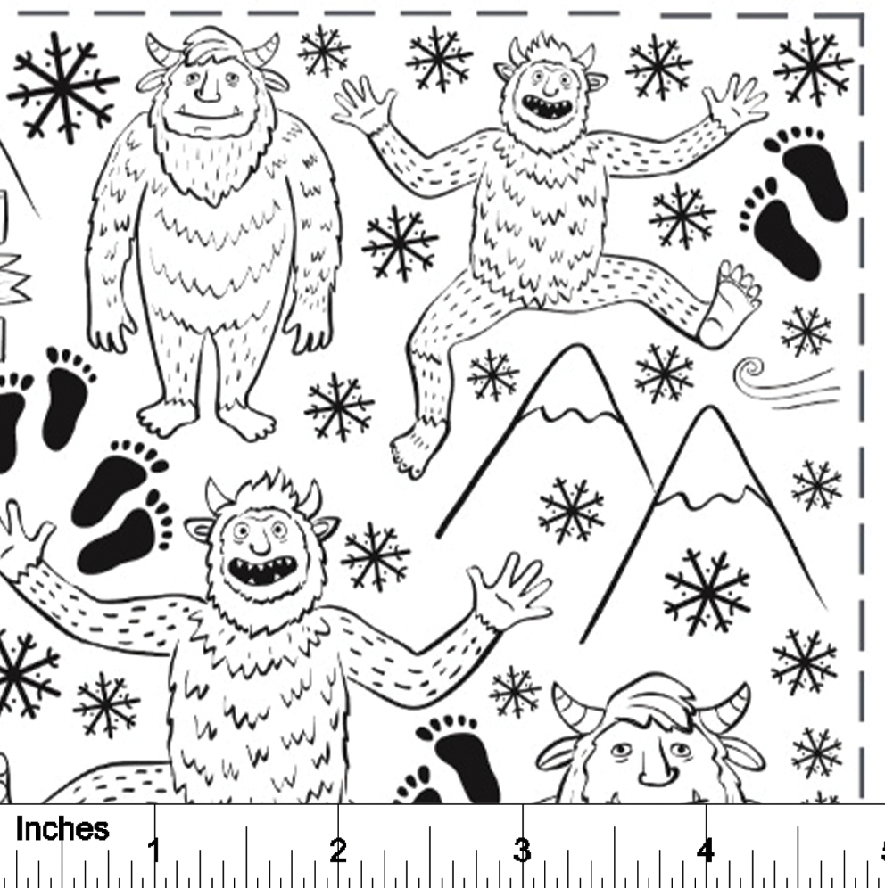 Yeti - Overglaze Decal Sheet