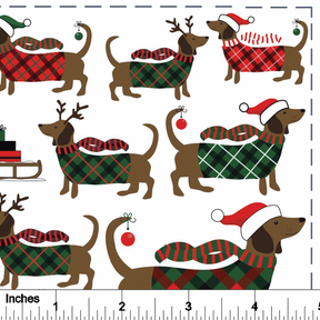 Holiday Dachshund - Overglaze Decal Sheet