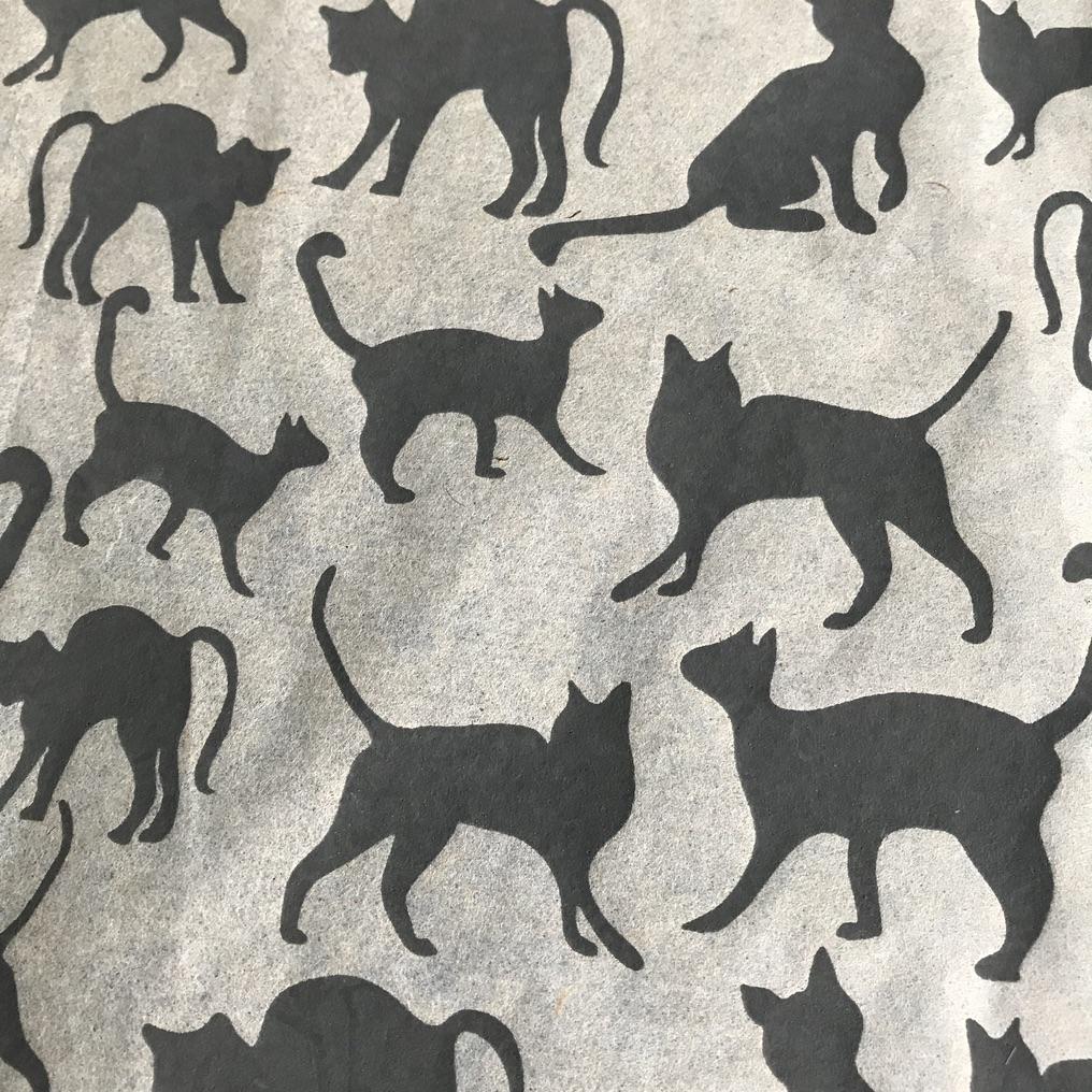 Cats - Underglaze Transfer Sheet - You Choose Color