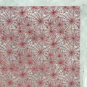 Spider Webs - Underglaze Transfer Sheet - You Choose Color