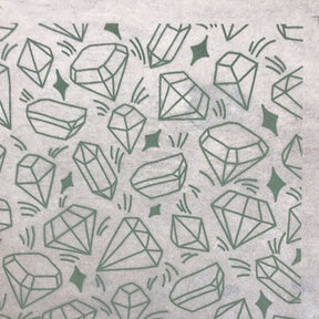 Crystals - Underglaze Transfer Sheet - You Choose Color