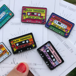 Elan Transfers Are My Jam Mixtape - Enamel Pin