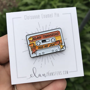 Elan Transfers Are My Jam Mixtape - Enamel Pin