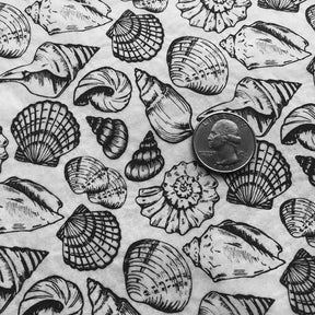 Shells Multi - Underglaze Transfer Sheet - Black