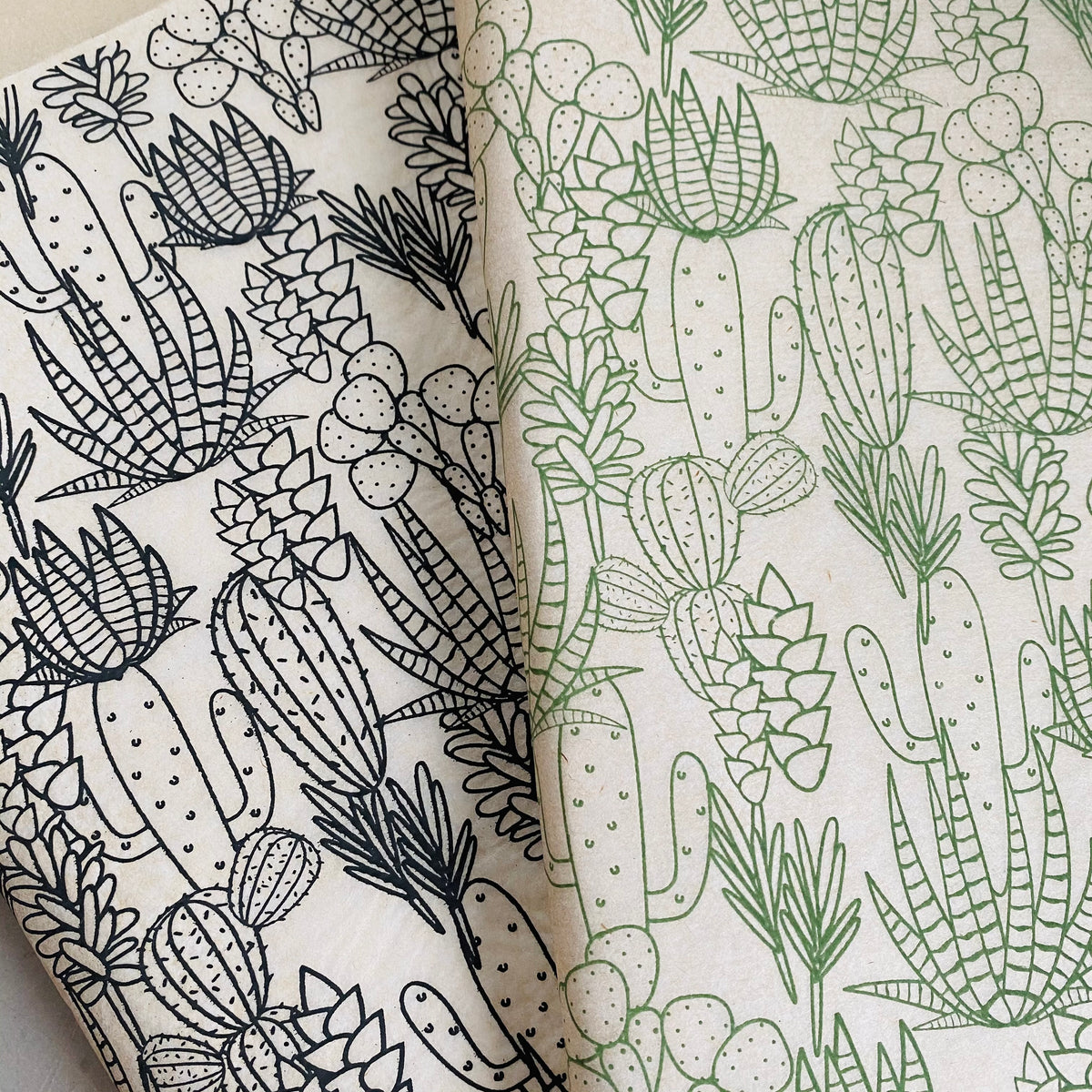 Cacti - Underglaze Transfer Sheet - You Choose Color